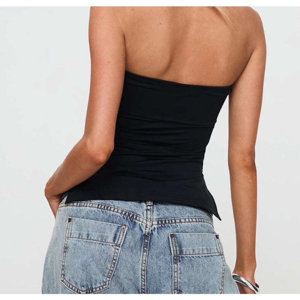 Princess Polly Strutter Strapless Top – Black (US 4 / AU 8 / EU 36) - Picture 2 of 6